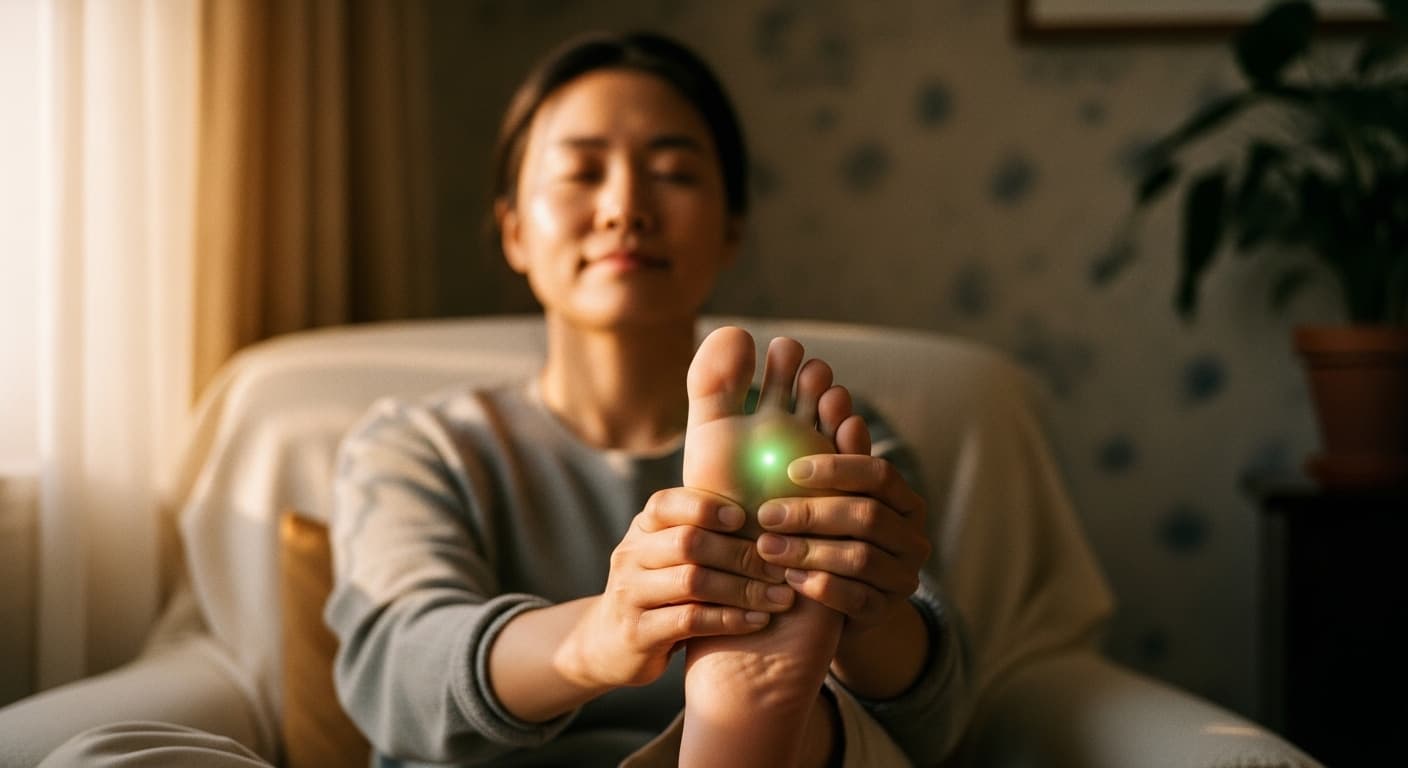 스트레스로 머리가 터질 것 같을 때 누르는 태충혈 - 추천 솔루션