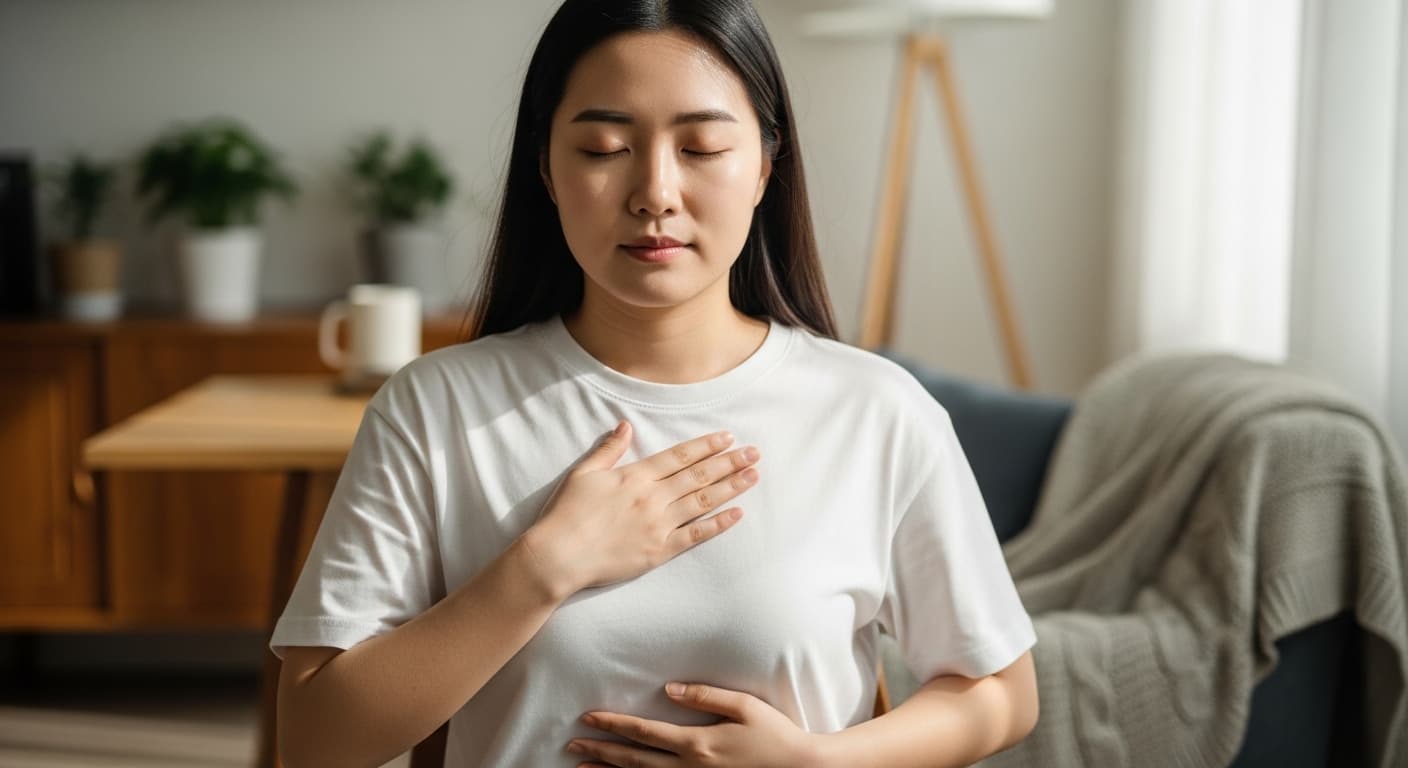 "회사만 가면 얼굴이 달아올라?" 스트레스성 홍조와 여드름, 진정시키는 한방 비법 - 추천 솔루션