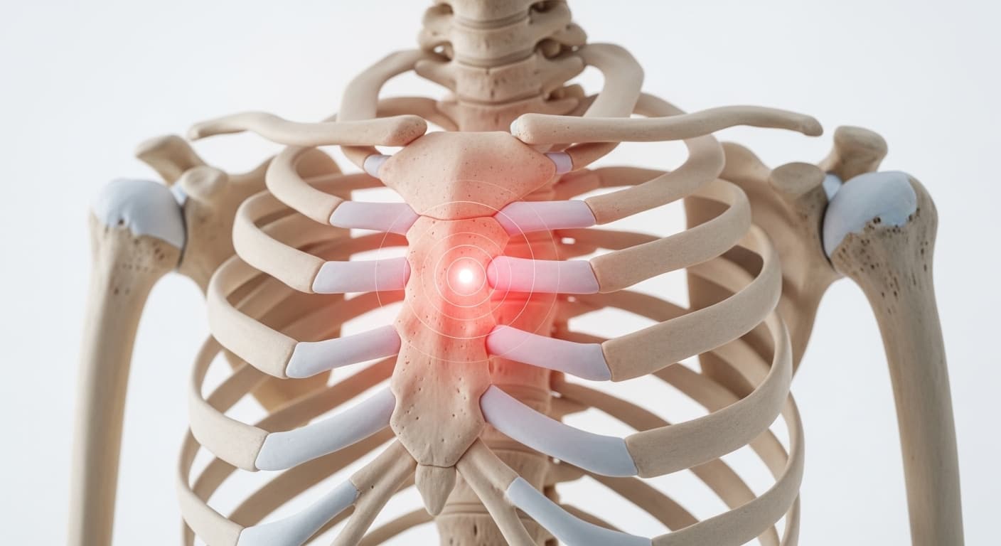 숨 쉴 때마다 가슴이 '악!' 소리 나게 아프다면? 의외로 흔한 '늑연골염' 자가진단법 - 전통의 지혜