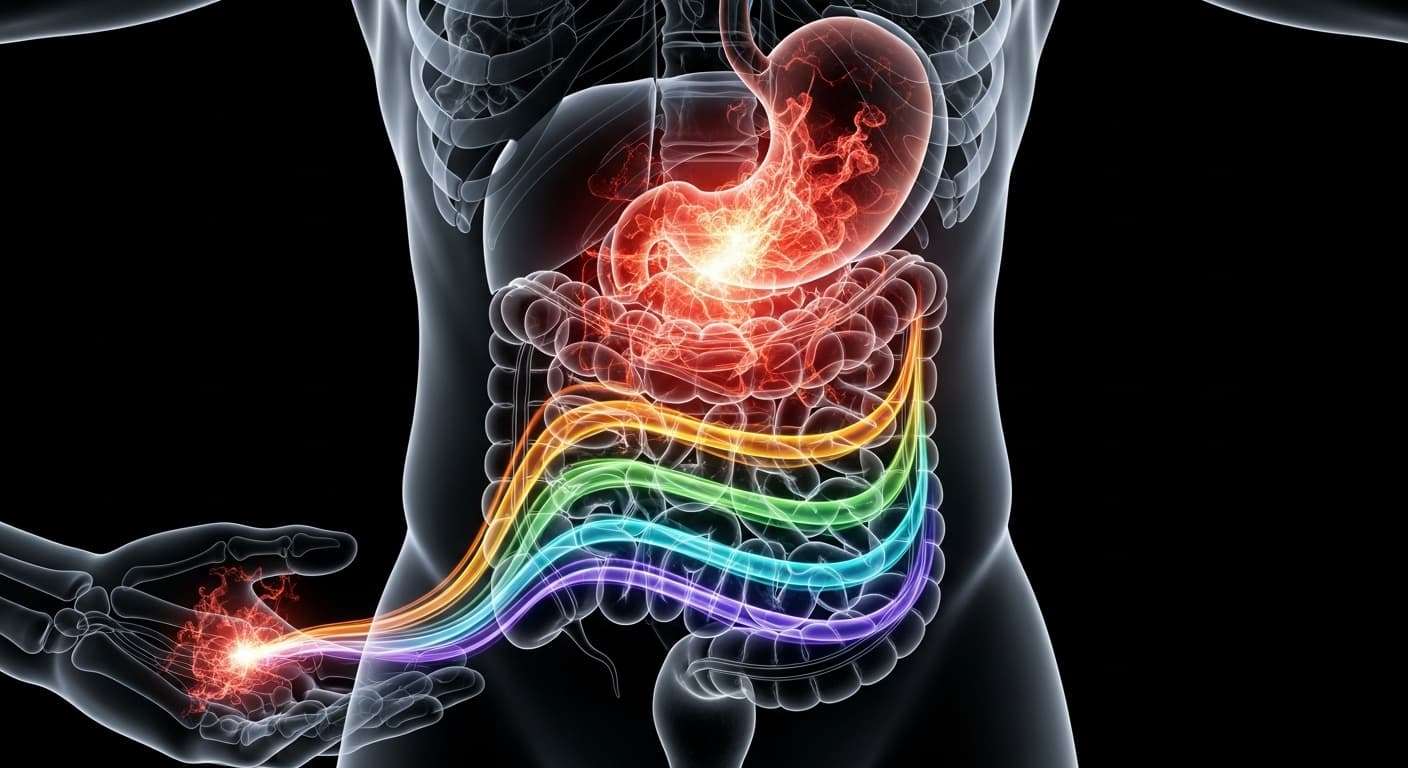갑자기 체했을 때? 합곡혈 1분 지압으로 꽉 막힌 속 뻥 뚫는 법 - 현대의학 증명
