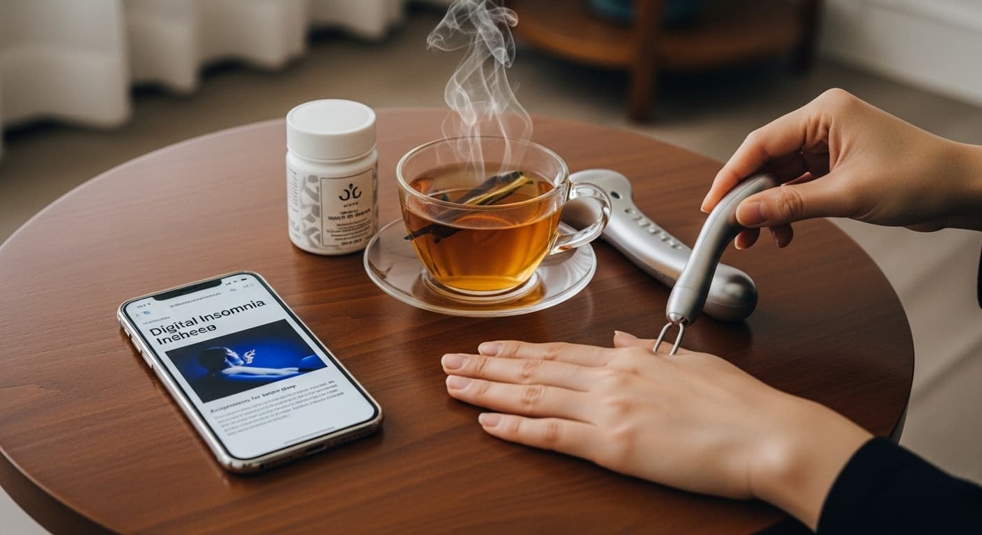 폰 보다가 잠 못 들 때? 디지털 불면증 탈출 꿀팁 지압법 - 전통의 지혜